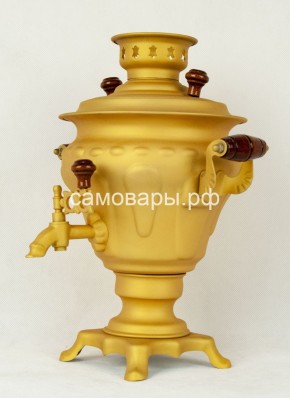 Электрический самовар "Русское золото" матовая груша на 2 литра (Ограниченная серия) в Кунгуре - kungur.ok-mebel.com | фото 1