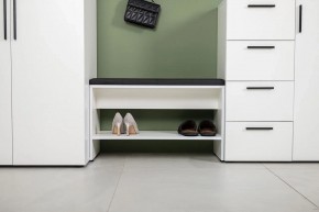 ЭЙР прихожая (модульная) Белый Шагрень в Кунгуре - kungur.ok-mebel.com | фото 23