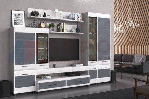Гостиная Камелия Композиция 2 (Снежный ясень - серый) в Кунгуре - kungur.ok-mebel.com | фото