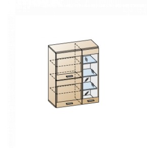 Гостиная Камелия Композиция 6 (Снежный ясень - серый) в Кунгуре - kungur.ok-mebel.com | фото 2