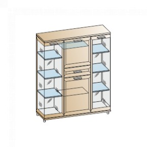 Гостиная Мелисса Композиция 6 (Ясень Асахи) в Кунгуре - kungur.ok-mebel.com | фото 2