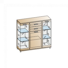 Гостиная Мелисса Композиция 7 (Акация Молдау) в Кунгуре - kungur.ok-mebel.com | фото 9