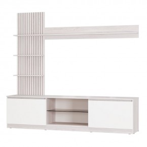 Гостиная Убер ГС-05 (ясень белый/белый) в Кунгуре - kungur.ok-mebel.com | фото 2