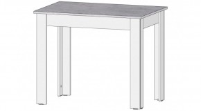 КАЙ Стол (цемент светлый/белый) в Кунгуре - kungur.ok-mebel.com | фото