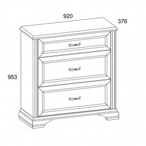 Комод 3S, MONAKO, цвет Сосна винтаж/дуб анкона в Кунгуре - kungur.ok-mebel.com | фото 2