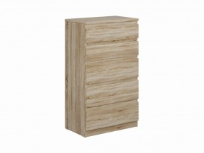 Комод КАСТОР с пятью ящиками, цвет Дуб Сонома в Кунгуре - kungur.ok-mebel.com | фото