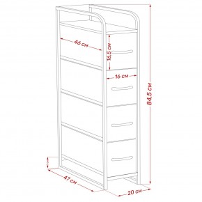 Комод Leset Ноа узкий 4 ящика в Кунгуре - kungur.ok-mebel.com | фото 9