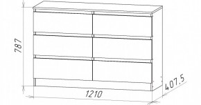НИЦЦА-7 Комод (НЦ.07) в Кунгуре - kungur.ok-mebel.com | фото 3