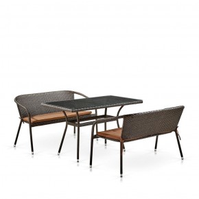 Комплект мебели из иск. ротанга T286A/S139A-W53 Brown в Кунгуре - kungur.ok-mebel.com | фото 2