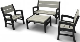 Комплект мебели Montero Set (графит-коричневато-серый) в Кунгуре - kungur.ok-mebel.com | фото 1