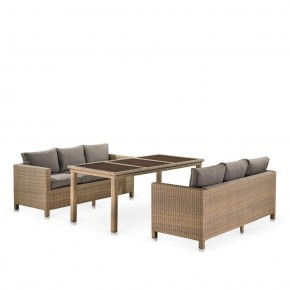 Комплект плетеной мебели T365/S65B-W65 Light Brown в Кунгуре - kungur.ok-mebel.com | фото 1