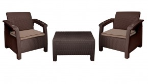 Комплект уличной мебели Yalta Premium Terrace Set (Ялта) шоколадый (+подушки под спину) в Кунгуре - kungur.ok-mebel.com | фото 8