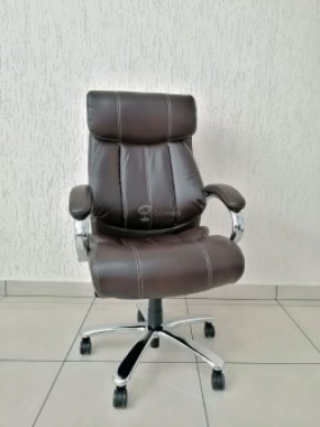 Кресло Barneo K-303 для руководителя (коричневая экокожа) в Кунгуре - kungur.ok-mebel.com | фото 1