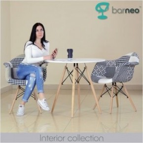 Кресло Barneo N-14 Patchwork черно-белый в Кунгуре - kungur.ok-mebel.com | фото 3