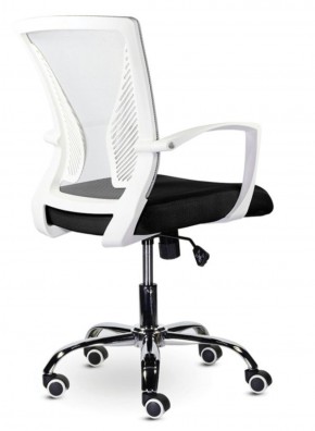 Кресло BRABIX "Wings MG-306" (пластик белый, хром, сетка, серое/черное) 532010 в Кунгуре - kungur.ok-mebel.com | фото 4