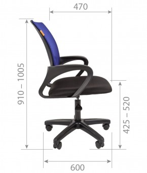 Кресло для оператора CHAIRMAN 696  LT (ткань стандарт 15-21/сетка TW-01) в Кунгуре - kungur.ok-mebel.com | фото 5