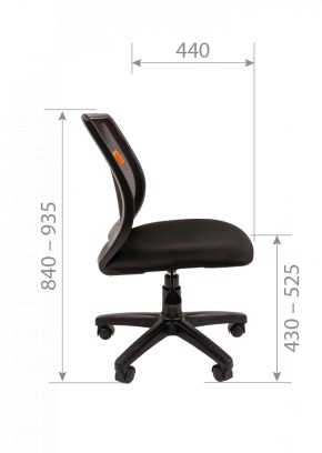Кресло для оператора CHAIRMAN 699 Б/Л (ткань стандарт/сетка TW-01) в Кунгуре - kungur.ok-mebel.com | фото 7