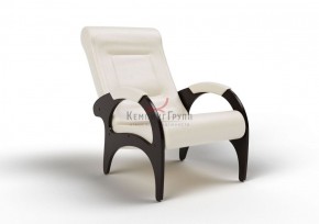 Кресло для отдыха Римини 19-К-КР (экокожа/венге) КРЕМ в Кунгуре - kungur.ok-mebel.com | фото