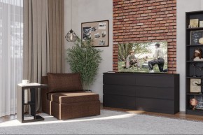 Кресло для отдыха Йоки коричневое, ткань рогожка в Кунгуре - kungur.ok-mebel.com | фото 4
