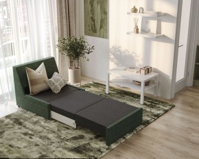 Кресло для отдыха Йоки тёмно-зелёный, ткань рогожка в Кунгуре - kungur.ok-mebel.com | фото 4