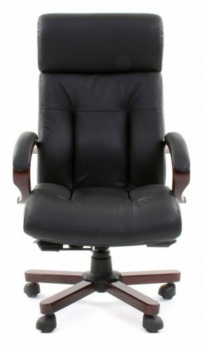 Кресло для руководителя Chairman 421 черный/орех темный, черный в Кунгуре - kungur.ok-mebel.com | фото 2
