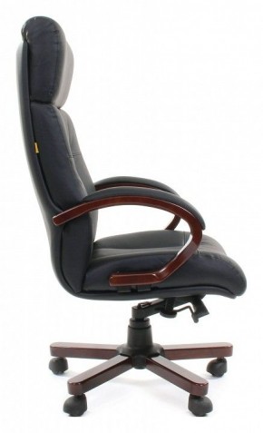 Кресло для руководителя Chairman 421 черный/орех темный, черный в Кунгуре - kungur.ok-mebel.com | фото 3
