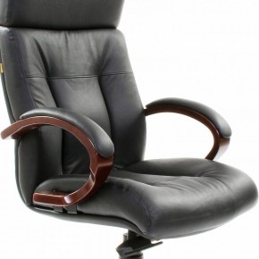 Кресло для руководителя Chairman 421 черный/орех темный, черный в Кунгуре - kungur.ok-mebel.com | фото 6
