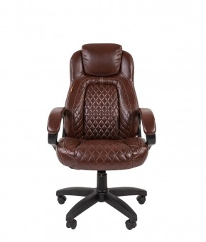 Кресло для руководителя  CHAIRMAN 432 (Экокожа коричневая) в Кунгуре - kungur.ok-mebel.com | фото 2