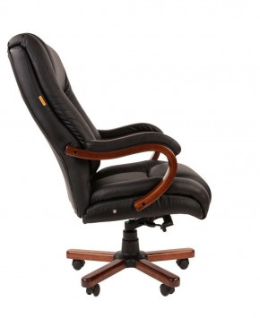Кресло для руководителя CHAIRMAN  503 (Кожа) Черное в Кунгуре - kungur.ok-mebel.com | фото 3