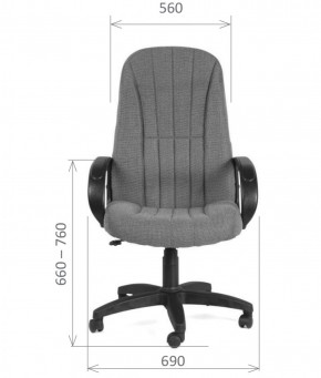 Кресло для руководителя  CHAIRMAN 685 СТ (ткань стандарт 10-356 черная) в Кунгуре - kungur.ok-mebel.com | фото 5