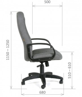 Кресло для руководителя  CHAIRMAN 685 СТ (ткань стандарт 10-356 черная) в Кунгуре - kungur.ok-mebel.com | фото 6