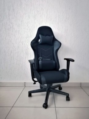 Кресло геймерское Barneo K-50 (черная сетка черные вставки) в Кунгуре - kungur.ok-mebel.com | фото