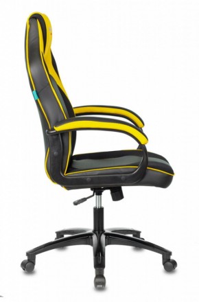 Кресло игровое Бюрократ VIKING 2 AERO YELLOW черный/желтый в Кунгуре - kungur.ok-mebel.com | фото 3