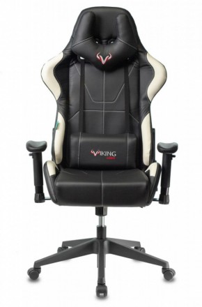 Кресло игровое Бюрократ VIKING 5 AERO WHITE черный/белый в Кунгуре - kungur.ok-mebel.com | фото 3