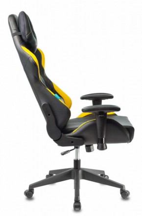 Кресло игровое Бюрократ VIKING 5 AERO YELLOW черный/желтый в Кунгуре - kungur.ok-mebel.com | фото 2