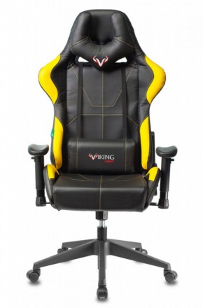 Кресло игровое Бюрократ VIKING 5 AERO YELLOW черный/желтый в Кунгуре - kungur.ok-mebel.com | фото 3