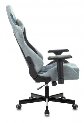Кресло игровое Бюрократ VIKING 7 KNIGHT BL FABRIC синий в Кунгуре - kungur.ok-mebel.com | фото 2