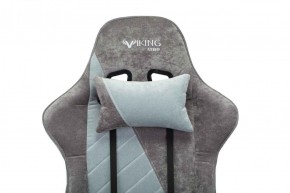 Кресло игровое Бюрократ VIKING X VIKING X GREY Fabric серый/серо-голубой в Кунгуре - kungur.ok-mebel.com | фото 5