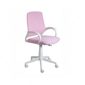 Кресло Ирис White сетка/ткань розовая в Кунгуре - kungur.ok-mebel.com | фото 1