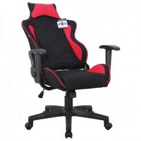 Кресло компьютерное BRABIX GT Racer GM-101 + подушка (ткань) черное/красное (531820) в Кунгуре - kungur.ok-mebel.com | фото 4