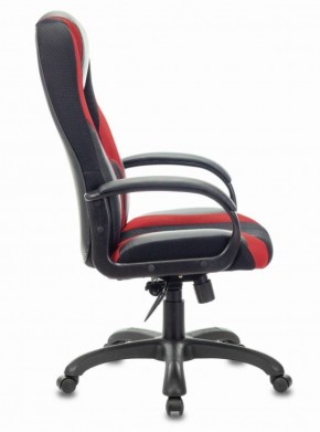 Кресло компьютерное BRABIX PREMIUM "Rapid GM-102" (экокожа/ткань, черное/красное) 532107 в Кунгуре - kungur.ok-mebel.com | фото 3