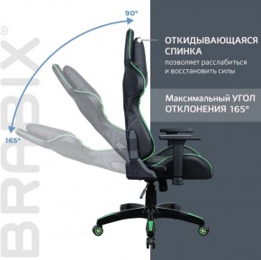Кресло компьютерное BRABIX "GT Carbon GM-120" (черное/зеленое) 531929 в Кунгуре - kungur.ok-mebel.com | фото 2