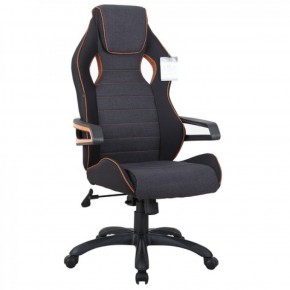 Кресло компьютерное BRABIX Techno Pro GM-003 (ткань черное/серое, вставки оранжевые) 531813 в Кунгуре - kungur.ok-mebel.com | фото 1
