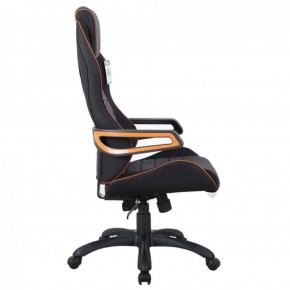 Кресло компьютерное BRABIX Techno Pro GM-003 (ткань черное/серое, вставки оранжевые) 531813 в Кунгуре - kungur.ok-mebel.com | фото 3