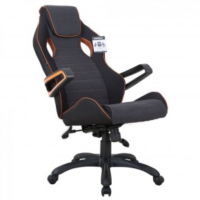 Кресло компьютерное BRABIX Techno Pro GM-003 (ткань черное/серое, вставки оранжевые) 531813 в Кунгуре - kungur.ok-mebel.com | фото 8