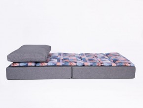 Кресло-кровать бескаркасное Харви (коричневый-геометрия браун) в Кунгуре - kungur.ok-mebel.com | фото 3