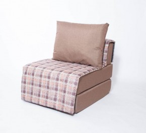 Кресло-кровать бескаркасное Харви (коричневый-квадро беж) в Кунгуре - kungur.ok-mebel.com | фото 1