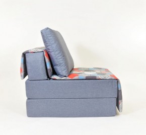 Кресло-кровать бескаркасное Харви (серый-геометрия слейт) в Кунгуре - kungur.ok-mebel.com | фото 2