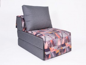 Кресло-кровать бескаркасное Харви (серый-сноу манго) в Кунгуре - kungur.ok-mebel.com | фото