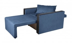 Кресло-кровать Милена с подлокотниками (синий) Велюр в Кунгуре - kungur.ok-mebel.com | фото 3